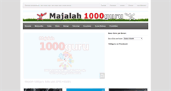 Desktop Screenshot of majalah1000guru.net